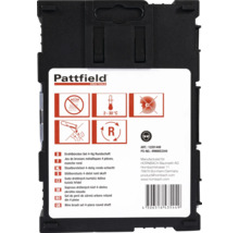 Pattfield Drahtbürsten Set vierteilig Rundschaft Verpackung