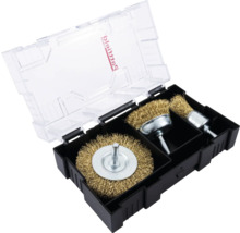 Drahtbürsten-Set in Kunststoffbox