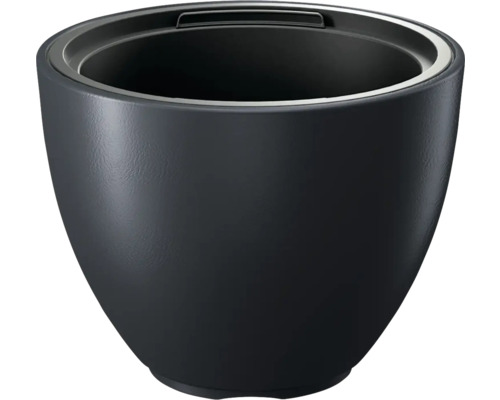 Schwarzer Pflanzkübel