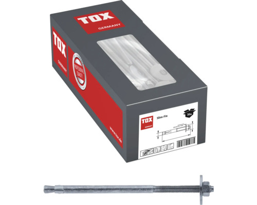 TOX Slim-Fix Ancrage pour charges lourdes, 20 pièces, avec emballage