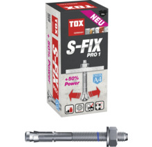 TOX S-Fix Pro 1 ancrage lourd en boîte avec boulon et écrou