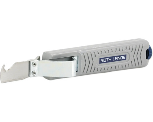 Couteau à câble avec rail métallique et logo Roth Lange