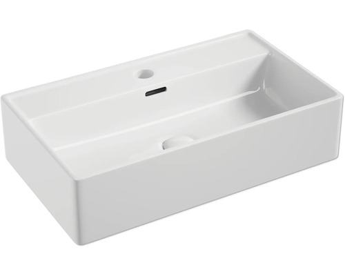 Lavabo standard Lavabo à poser form&style MAKIRA 54,5 x 31,5 cm blanc brillant