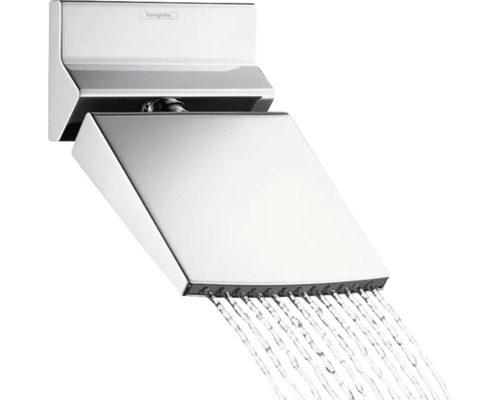 Pomme haute hansgrohe Raindance Rainfall 150 1jet angulaire 161 x 150 mm chrome 26443000