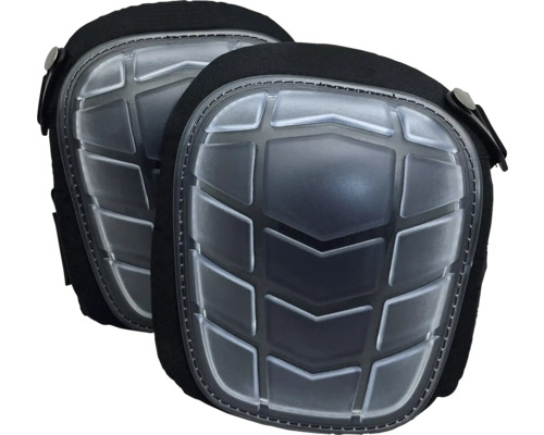 Genouillère Gelo noire/rouge avec protection anti-coupure DIN EN 14404:2010, 2 pièces