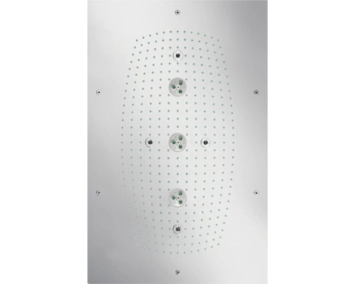 Kopfbrause hansgrohe Raindance Rainmaker 3jet eckig 460 x 680 mm ohne Beleuchtung chrom 28417000