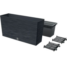 Rechteckiger Pflanzkasten mit Einsatz und Bewässerung