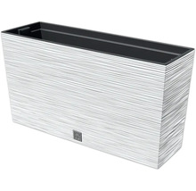 Jardinière rectangulaire aspect bois