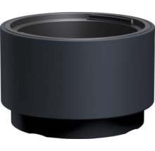 Runder Pflanztopf aus Kunststoff