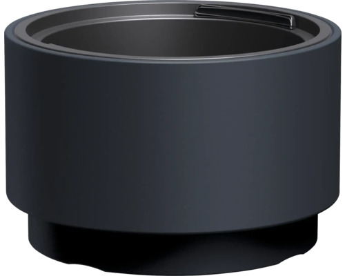 Runder Pflanztopf aus Kunststoff