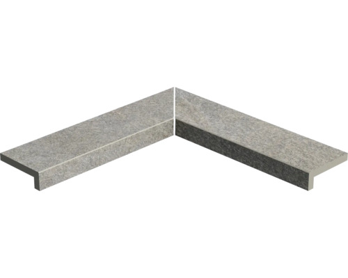 Bordure de piscine margelle FLAIRSTONE Luserna Doree pièce d'angle intérieure 90° gris 60 cm x 15 cm x 5 cm Bordure de piscine margelle FLAIRSTONE Luserna Doree pièce d'angle intérieure 90° gris 60 cm x 15 cm x 5 cm