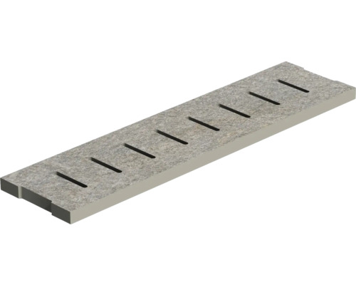 Bordure de piscine margelleFLAIRSTONE Luserna Doree évacuation/trop-plein gris 60 cm x 15 cm x 2 cm Bordure de piscine margelleFLAIRSTONE Luserna Doree évacuation/trop-plein gris 60 cm x 15 cm x 2 cm