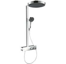 Duschsäule inkl. Thermostat hansgrohe Rainfinity 360 1jet chrom glänzend 26853000