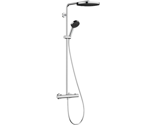 Duschsäule inkl. Thermostat hansgrohe Pulsify S Puro 260 1jet chrom glänzend 24236000