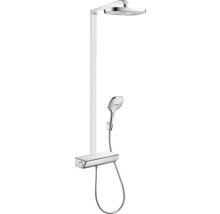 Duschsäule inkl. Thermostat hansgrohe Raindance Select E 300 2jet EcoSmart chrom glänzend 27282000
