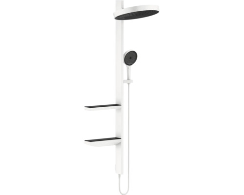 Unterputz Duschsystem mit Hand- und Kopfbrause hansgrohe Rainfinity 360 1jet weiß matt 26842700 Unterputz Duschsystem mit Hand- und Kopfbrause hansgrohe Rainfinity 360 1jet weiß matt 26842700