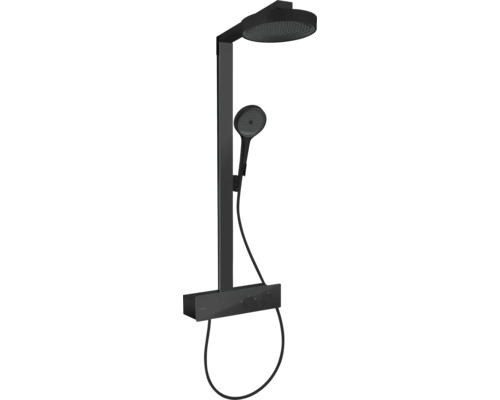 Duschsäule inkl. Thermostat hansgrohe Rainfinity 250 1jet EcoSmart schwarz matt 28742670 Duschsäule inkl. Thermostat hansgrohe Rainfinity 250 1jet EcoSmart schwarz matt 28742670