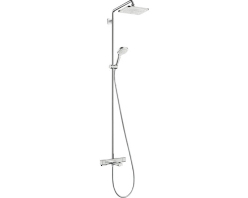 Duschsäule inkl. Badewannenthermostat hansgrohe Croma E 280 1jet chrom glänzend 27687000