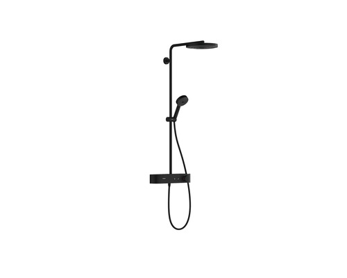 Duschsäule inkl. Thermostat hansgrohe Pulsify S 260 1jet EcoSmart schwarz matt 24221670