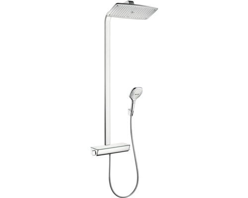 Duschsäule inkl. Thermostat hansgrohe Raindance E 360 EcoSmart chrom glänzend 27286000