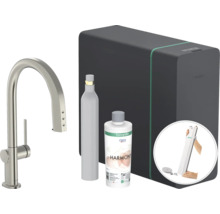 Hansgrohe Aquafilter System mit Armatur, Filterflasche und Reinigungsflasche