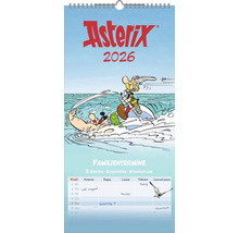 Asterix Kalender 2026 mit Comicfiguren und Familienplaner