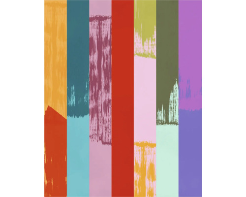 Divers échantillons de couleurs en bandes