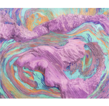 Motif abstrait avec des lignes et des textures tourbillonnantes