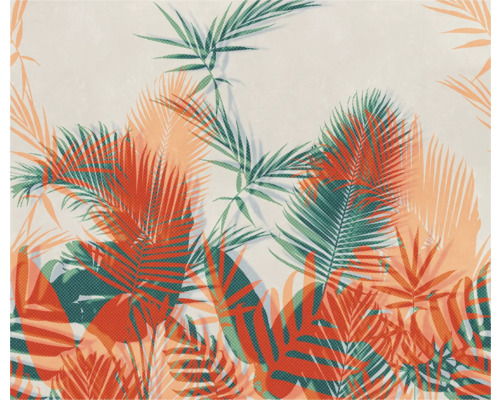 Dekorative Tapete mit Blättern