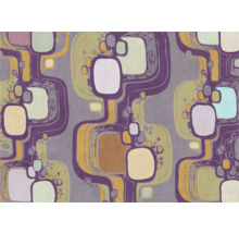 Motif avec des formes et des lignes stylisées pour la décoration murale