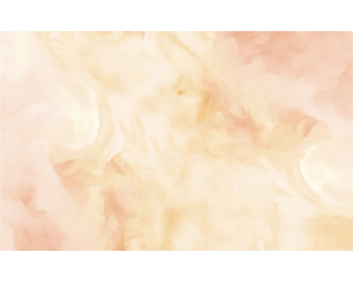 Papier peint panoramique intissé FLX8-001 Candy Peach 8 pces 250 x 400 cm Fond abstrait effet aquarelle