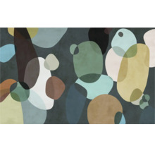 Design abstrait avec des formes qui se chevauchent