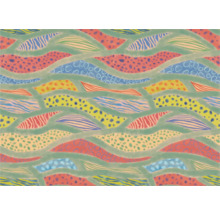 Illustration d''un motif ondulé avec différentes textures