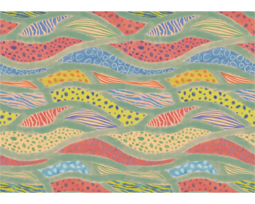 Illustration d''un motif ondulé avec différentes textures