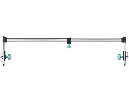 Tringle à rideau de douche en aluminium avec éléments de fixation