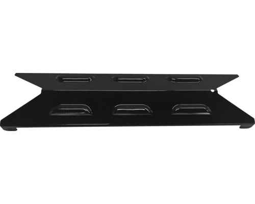 Grillplatte aus Metall mit Aussparungen