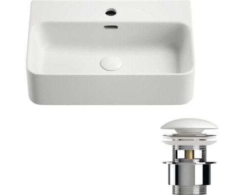 Lavabo et garniture de vidange