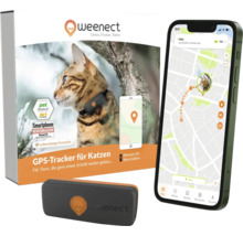 Traceur GPS Weenect pour chats avec application pour smartphone et accessoires associés