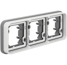 Berker 4711595 Rahmen 3-fach W.1 grau