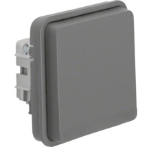 Prise de courant Berker 4711659 avec couvercle rabattable et protection de contact renforcée W.1 gris