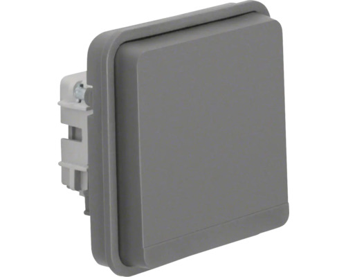 Prise de courant Berker 4711659 avec couvercle rabattable et protection de contact renforcée W.1 gris Prise de courant Berker 4711659 avec couvercle rabattable et protection de contact renforcée W.1 gris