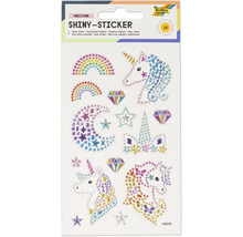 Einhorn Aufkleber Set mit glänzenden Stickern