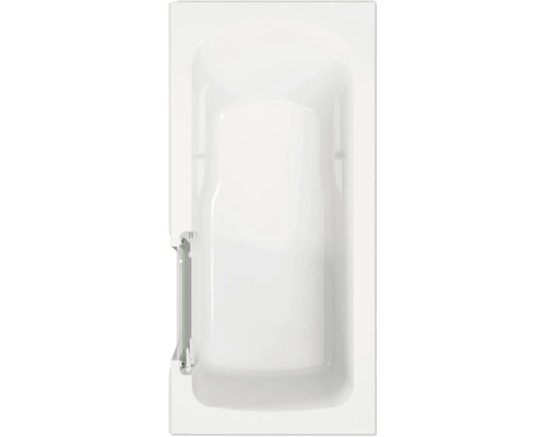 Vue de dessus d'une baignoire