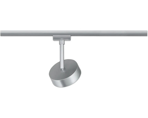 Silberfarbige Schienenleuchte