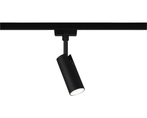 URail Spot Paulmann à intensité lumineuse variable à 3 niveaux 4W 170 lm 4000 K Tubo noir/mat 230V Spot LED noir pour système de rail