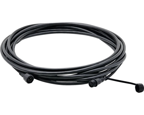 Schwarzes Kabel mit Stecker
