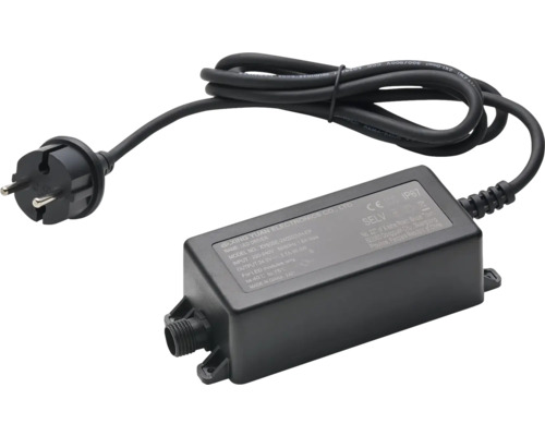 LED-Transformator mit Stecker und Kabel