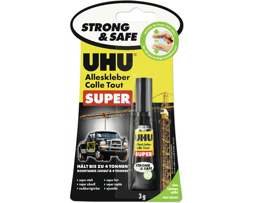 Colle universelle UHU Super Strong & Safe 3 g