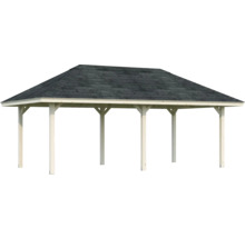 Pavillon de jardin en bois avec toit