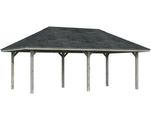 Pavillon de jardin en bois avec toit à pignon